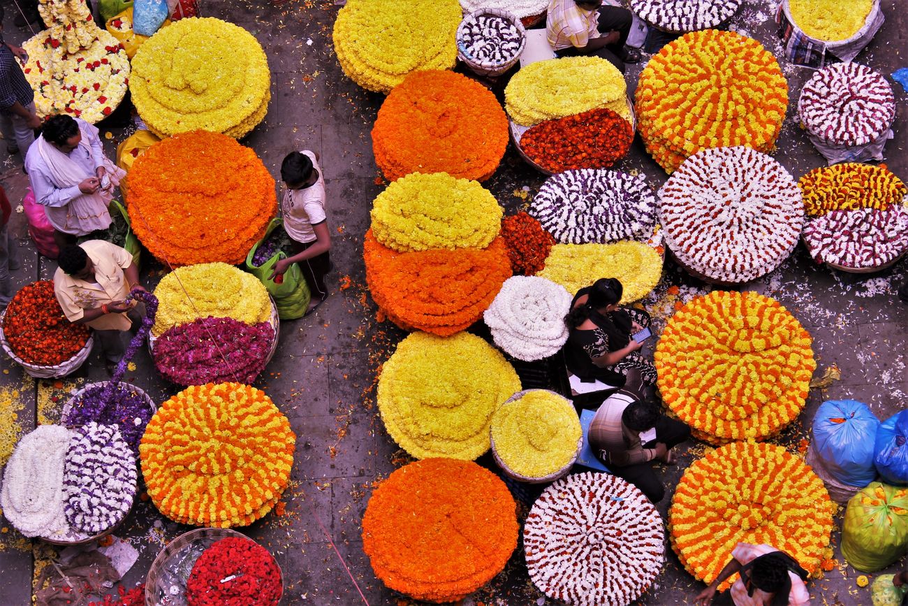 Blumenmarkt Bangalore