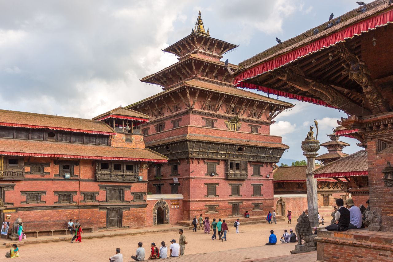 durbar square antike stadt patan kathmandu