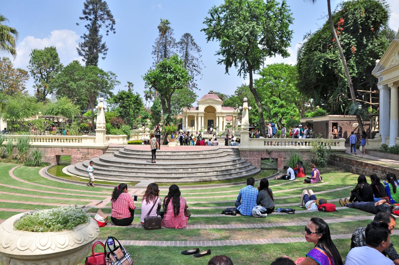 Garden of Dreams im Zentrum von Kathmandu