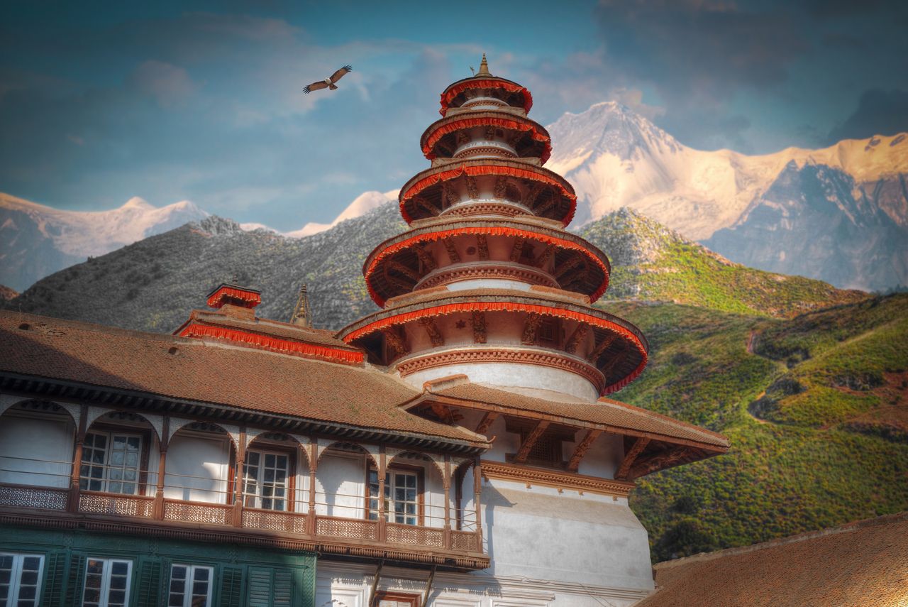 Antike Stadt Patan im Kathmandu-Tal Nepal