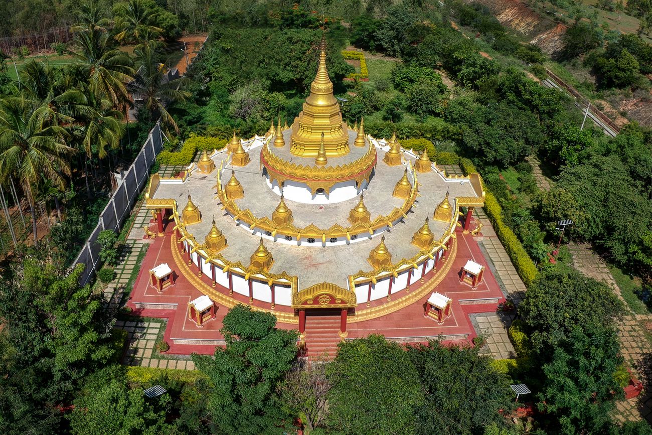Bodhi Rashmi Pagode, buddhistisches Kloster in Bangalore