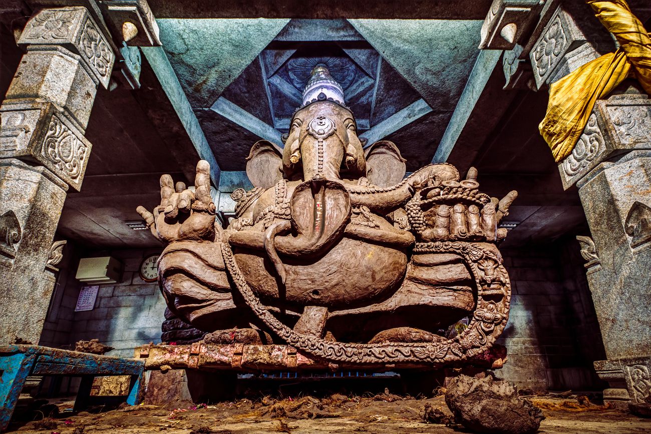 Hindu-Gott, Ganesha-Tempel, Bangalore